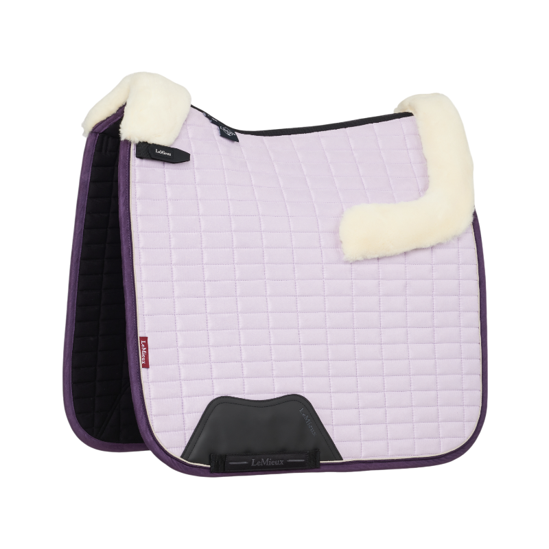 Lemieux - Tapis de dressage Square suédine mérinos+ lilac | - Ohlala