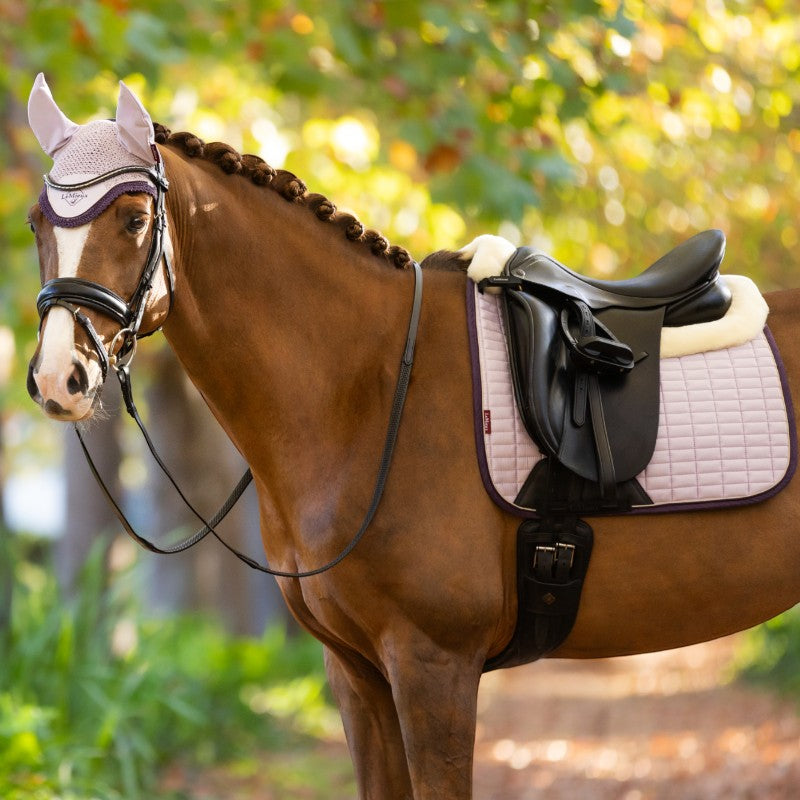 Lemieux - Tapis de dressage Square suédine mérinos+ lilac | - Ohlala