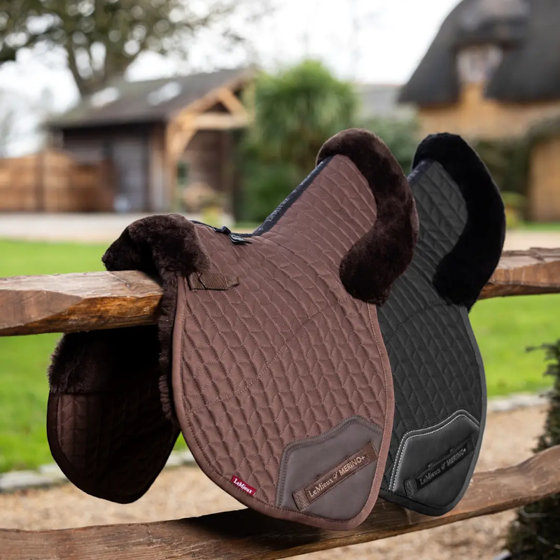 Lemieux - Tapis de hunter Merino + Close Contact Numnah marron | - Ohlala