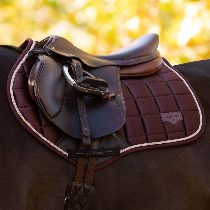 LeMieux - Tapis de selle Square Loire Classic damson | - Ohlala