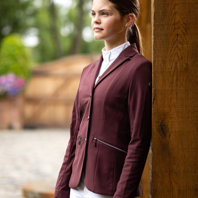 Lemieux - Veste de concours fille Junior Pro bordeaux | - Ohlala