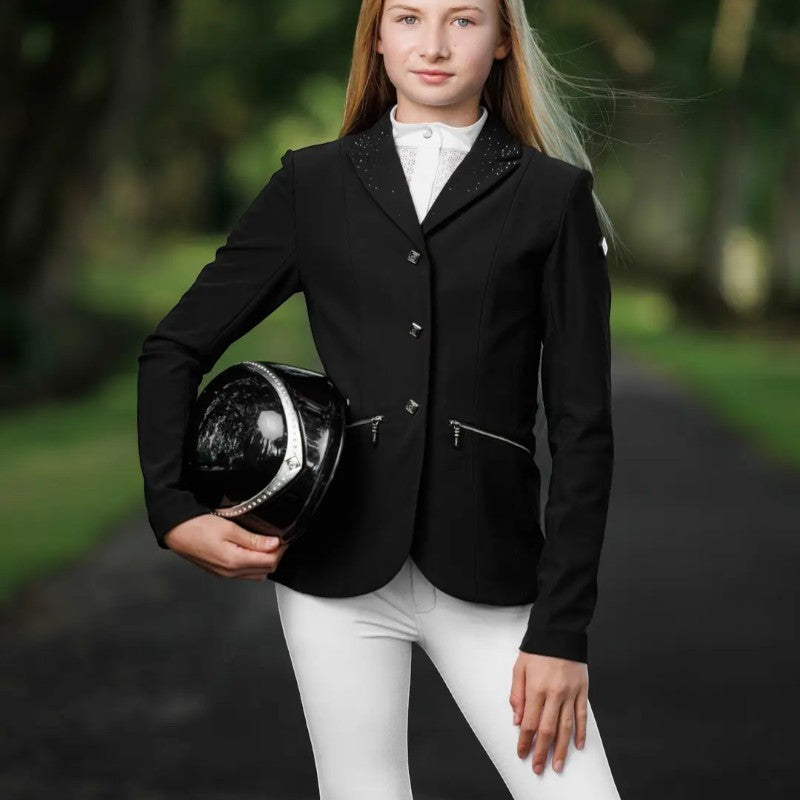 Lemieux - Veste de concours fille Pro Show noir | - Ohlala