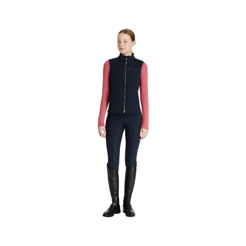 Lemieux - Veste sans manches d’entraînement enfant Young Rider Pammy marine | - Ohlala