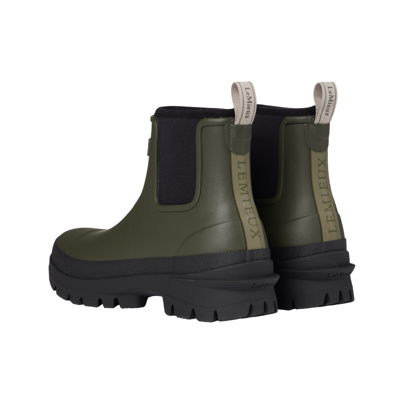 LeMieux - Bottines de pluie femme Bramshaw olive | - Ohlala
