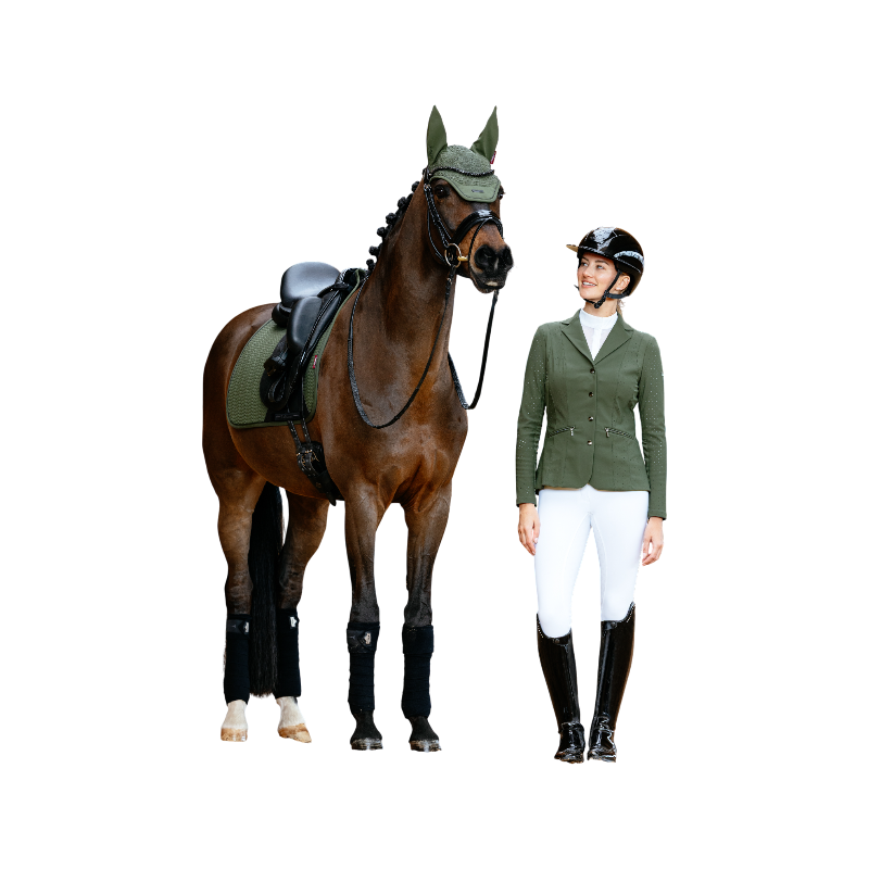 LeMieux - Tapis de dressage Square Essence pine vert