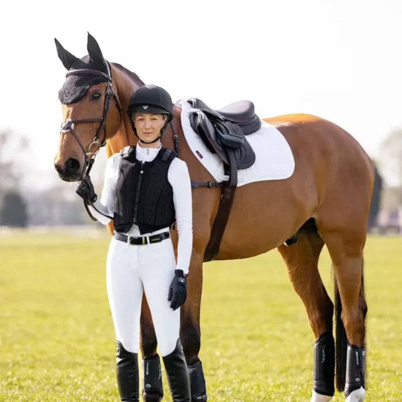 Lemieux - Tapis de selle 3D Mesh Self-Cool Square blanc | - Ohlala