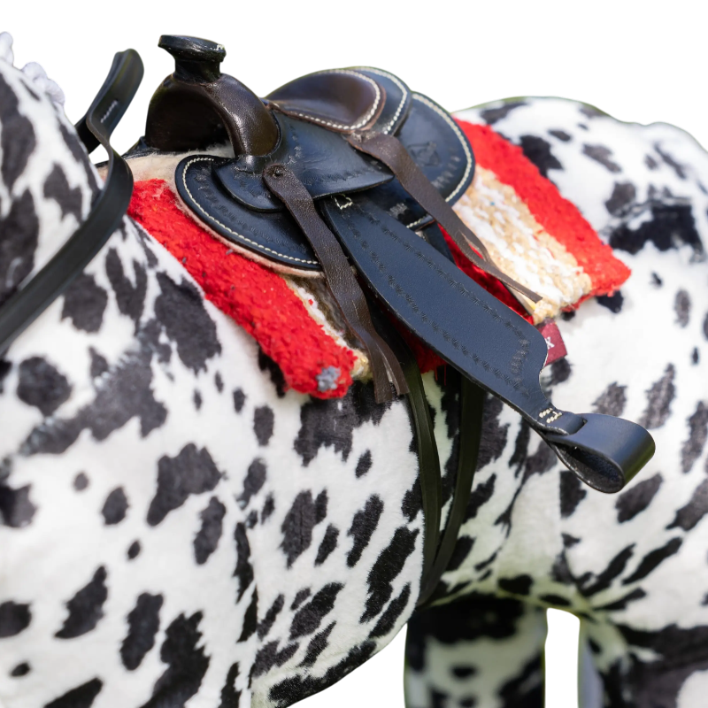 Lemieux - Selle Western pour Toy Pony noir