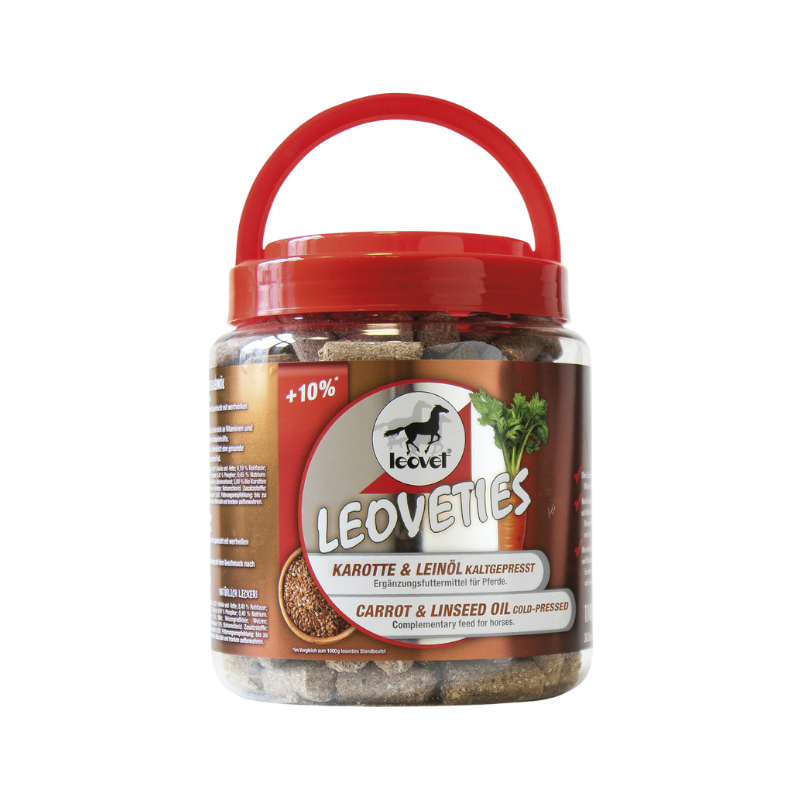 Leovet - Friandises pour chevaux Leoveties carotte & huile de lin