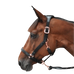 Flags & Cup - Paardenhalster nylon en leer zwart / rosé goud | - Ohlala