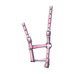 Norton - Verstelbaar veulenhalster grijs/roze | - Ohlala