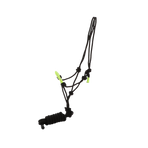 Norton - Licol éthologique et longe Fun colour noir/vert | - Ohlala