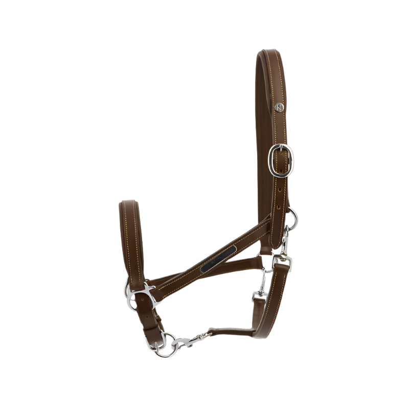 Norton - Licol cuir grooming havane | - Ohlala