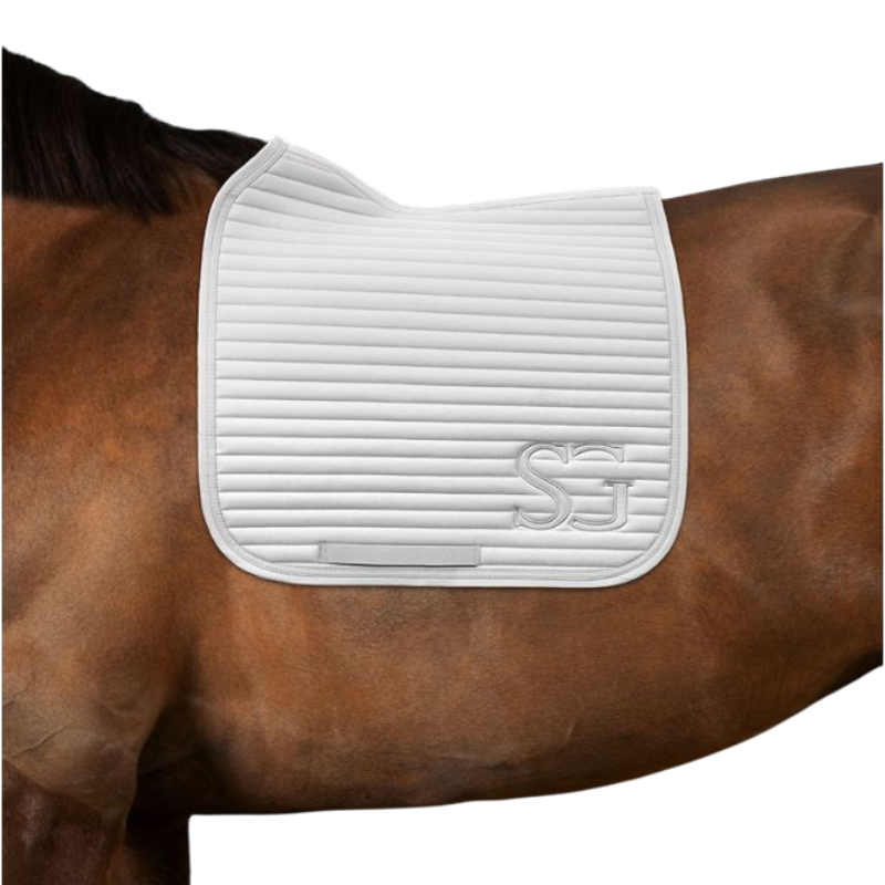 SG - Tapis de dressage Lilibet blanc | - Ohlala