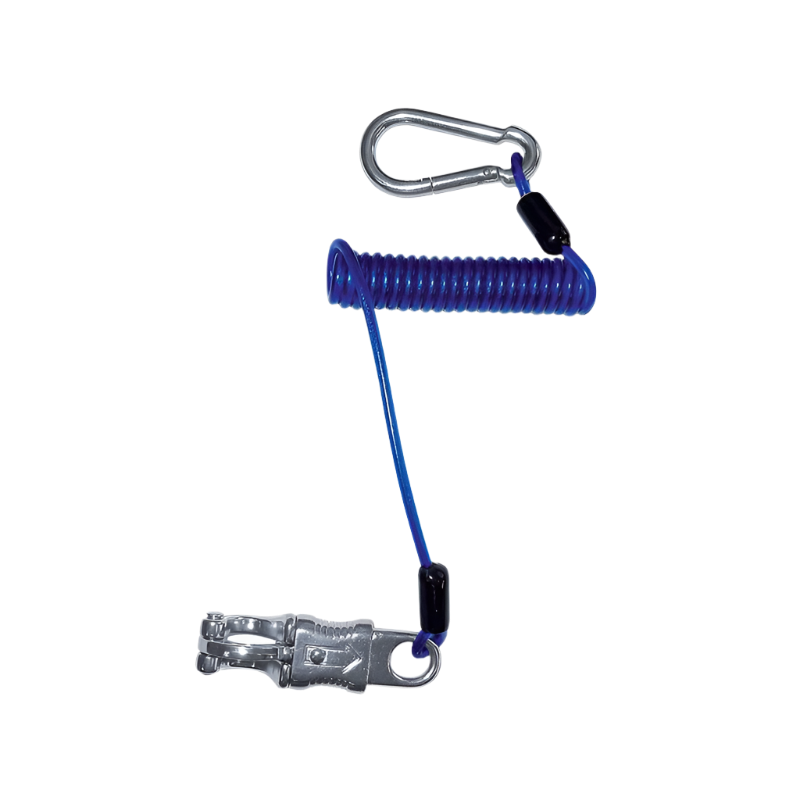 Norton - Longe d'attache anti-renard à ressort bleu | - Ohlala