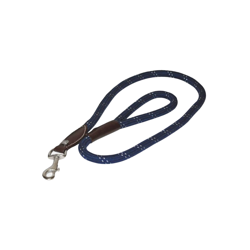 Canter - Laisse pour chiens corde marron/marine | - Ohlala