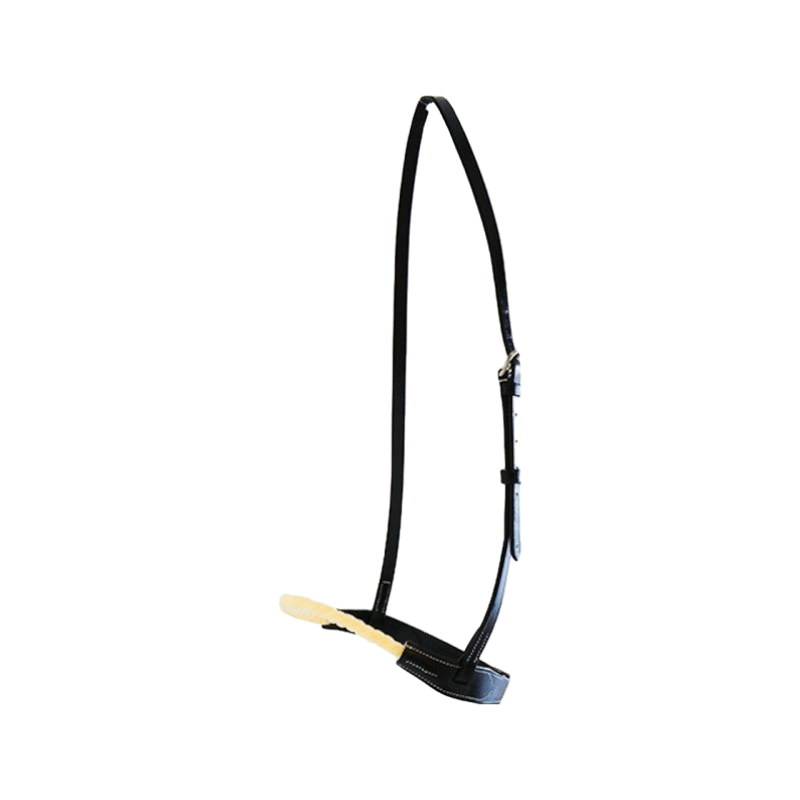 Eric Thomas - Muserolle française corde noir | - Ohlala