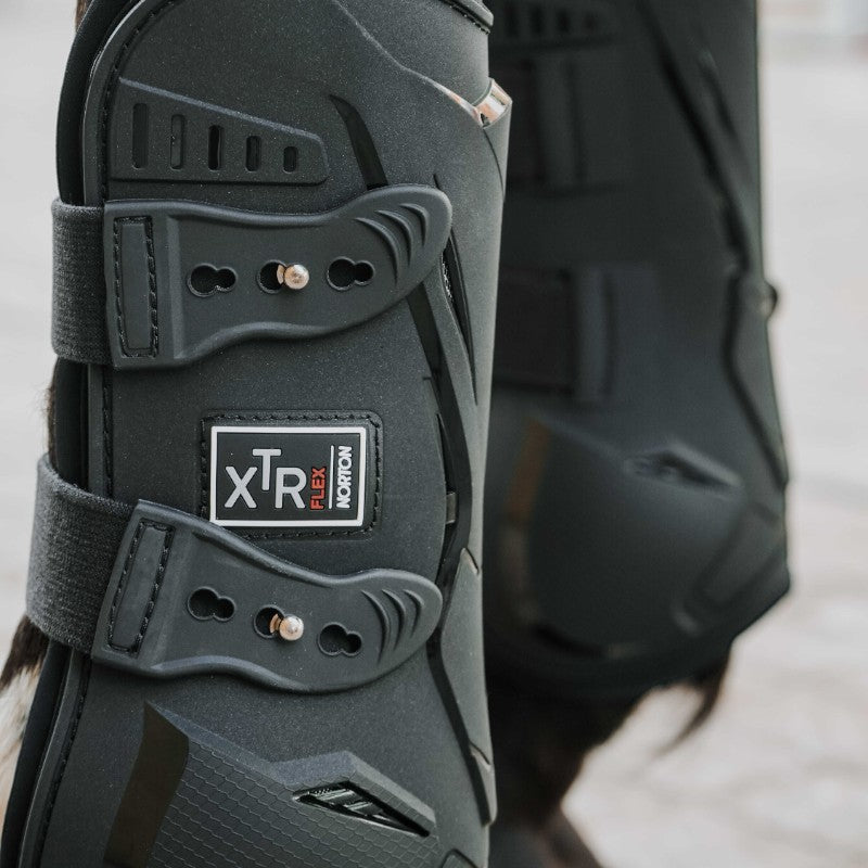 Norton - Guêtres ouvertes XTR Flex à boutons noir | - Ohlala