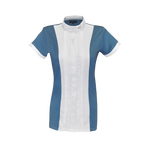 Flags & Cup - Korte mouwen blouse Diamantina dames stormdblauw | - Ohlala