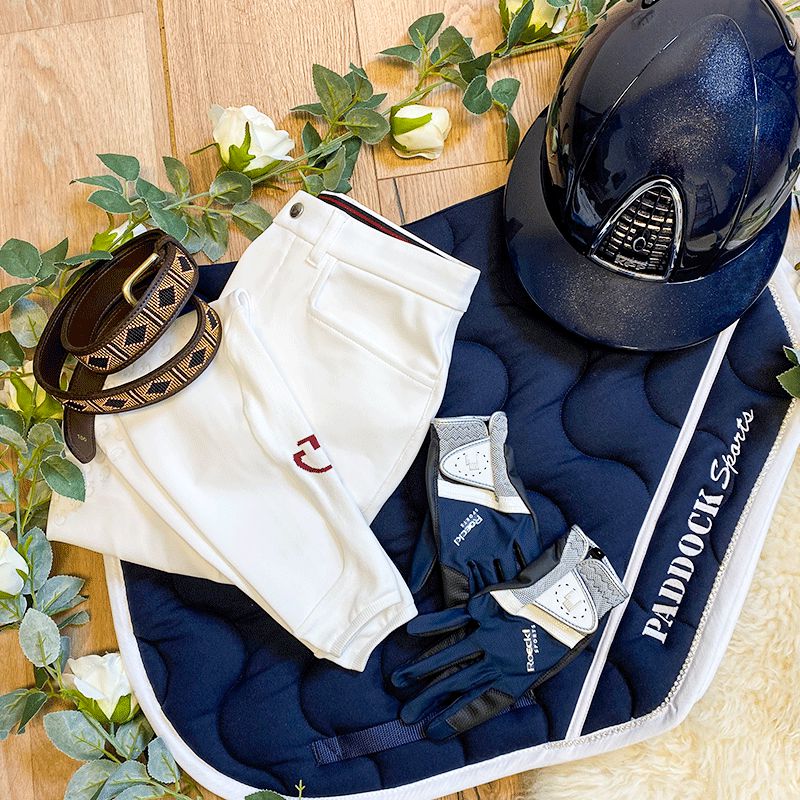 Roeckl - Gants d'équitation Madrid marine | - Ohlala