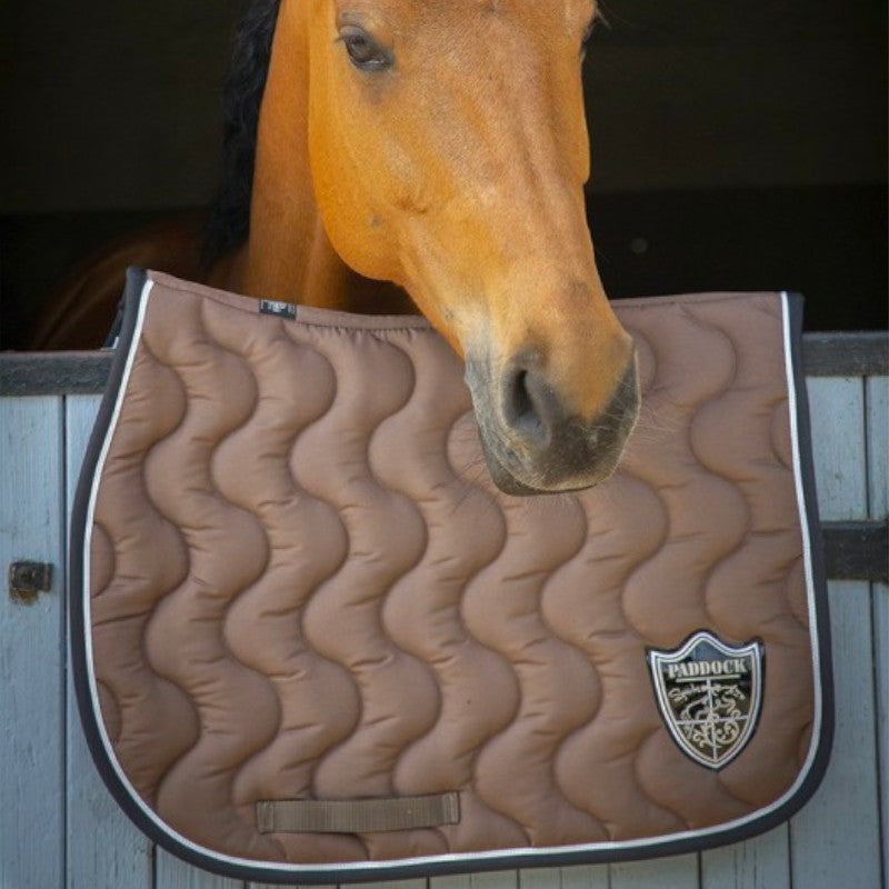 Paddock Sports - Tapis de selle Origine taupe | - Ohlala