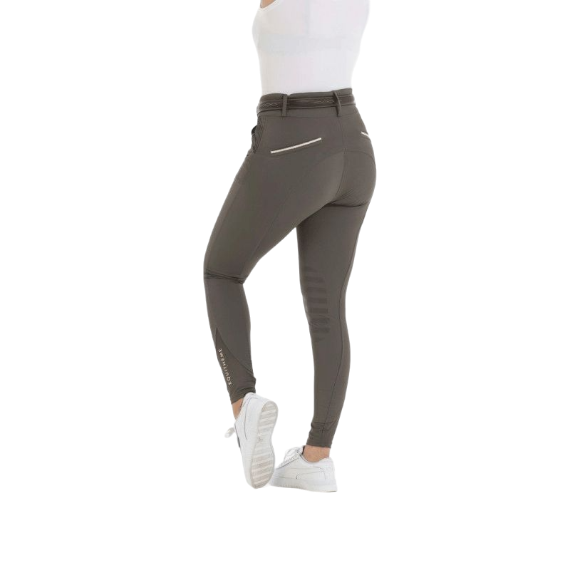 Pantalon D'équitation AA Platinum Femmes Taille 8 (EU 40) Marron - Poignée Silicone