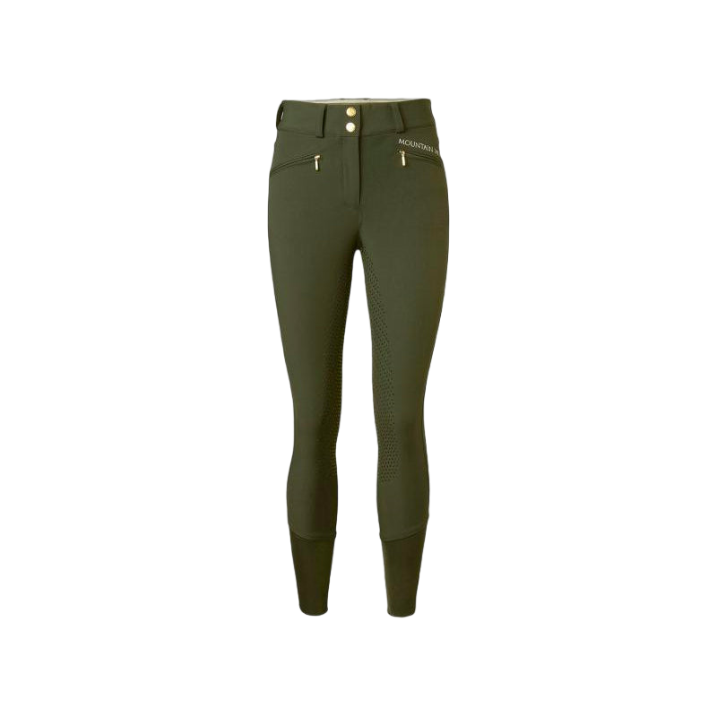 Test du pantalon d'équitation Horze Grand Prix femme silicone marron 32