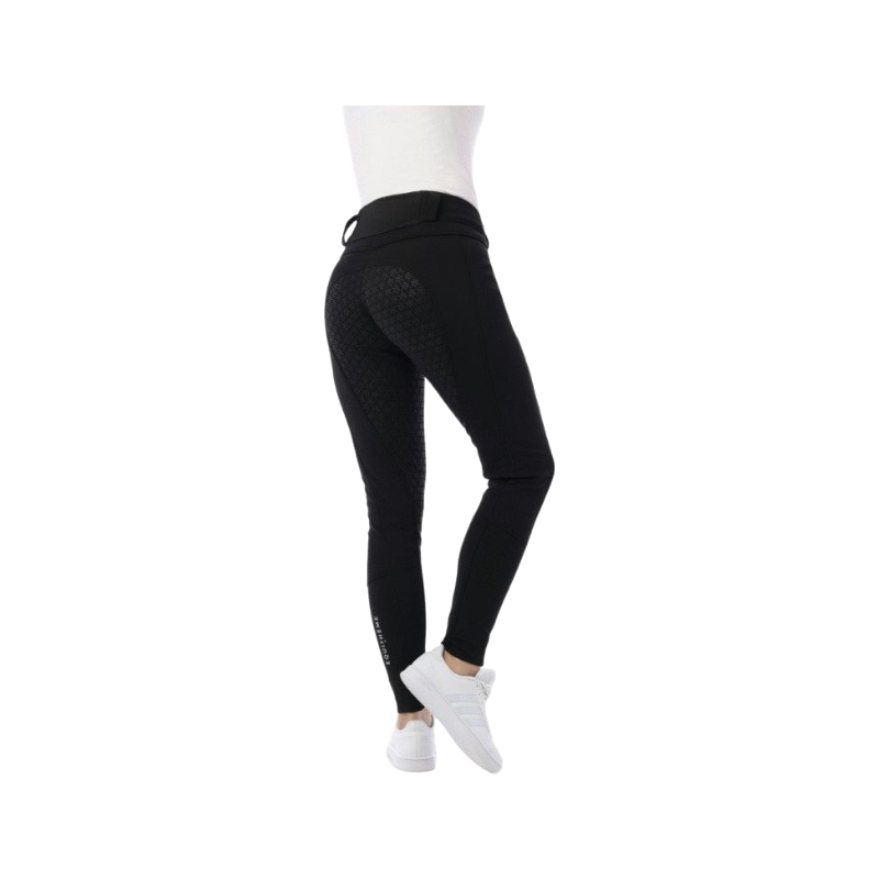 Equithème - Pantalon d'équitation femme softshell Kitzbuhl noir | - Ohlala