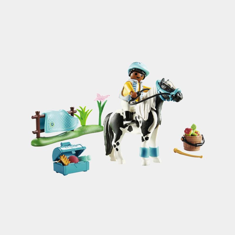 Playmobil - Cavalier et poney Lewitzer