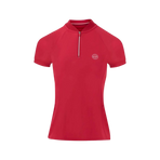 Equithème - Poloshirt korte mouwen dames Emma kers | - Ohlala
