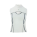 Equithème - Dames mouwloos poloshirt Puebla wit/grijs | - Ohlala