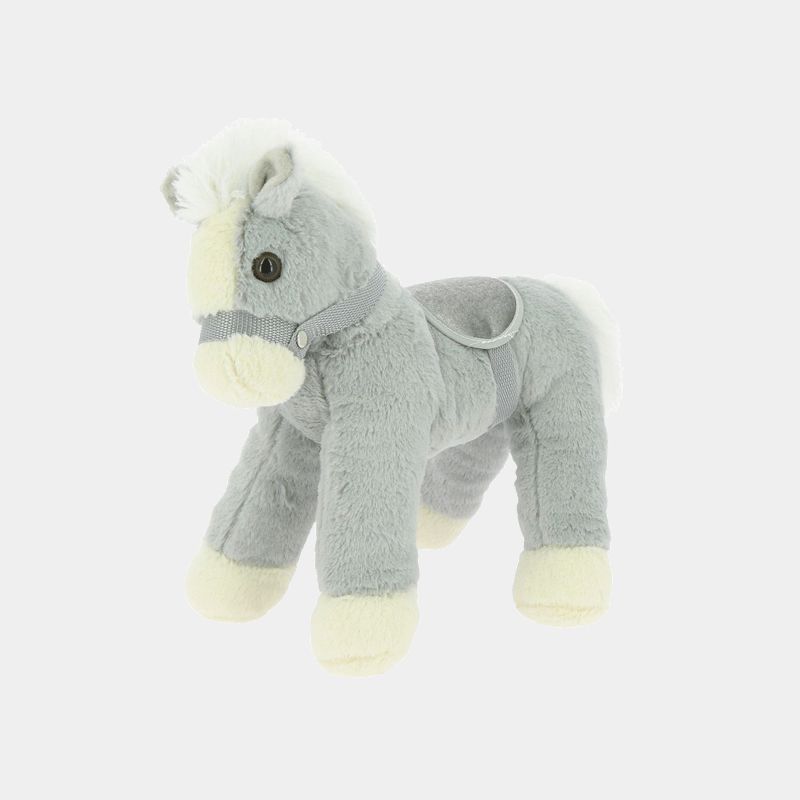 Equi-kids - Peluche poney gris 30 cm