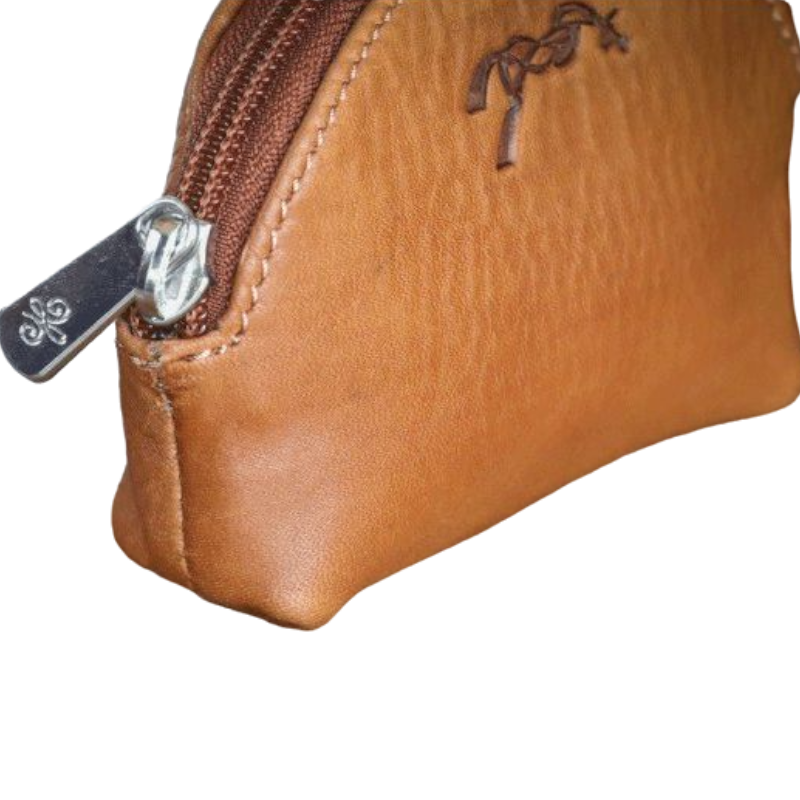 Pénélope - Porte-monnaie cognac | - Ohlala