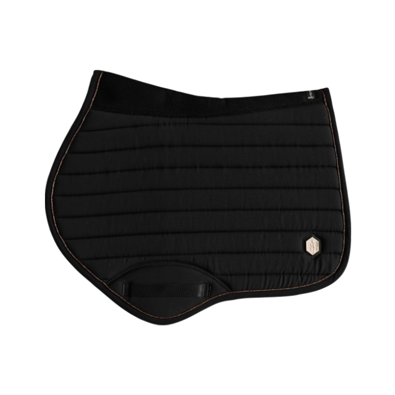 Pro Confort - Tapis de selle amortissant latex Donatello noir/ noir | - Ohlala