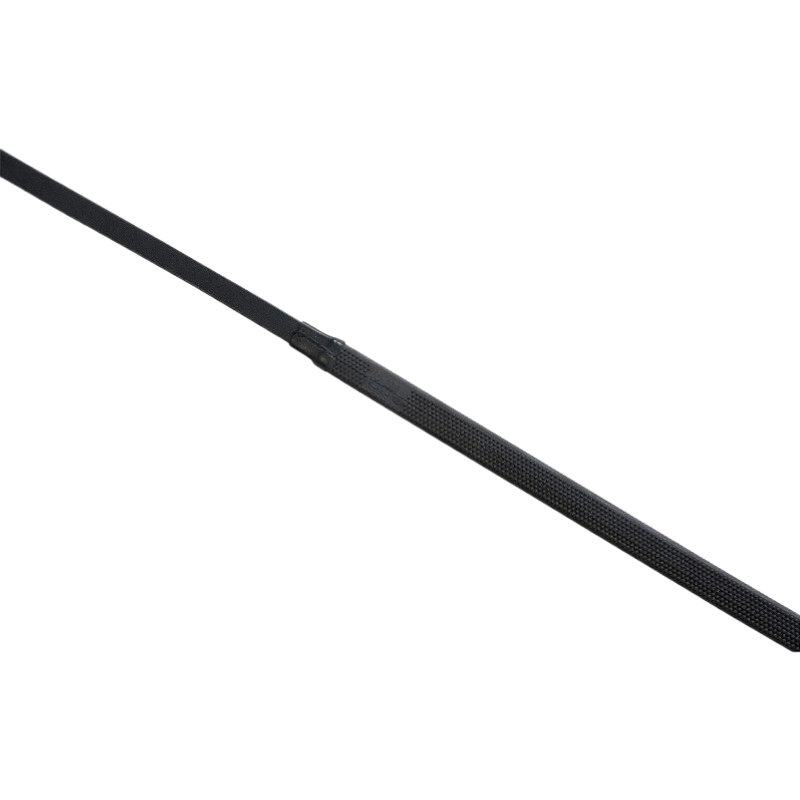 Eric Thomas - Rênes caoutchouc "PRO" 13mm noir | - Ohlala