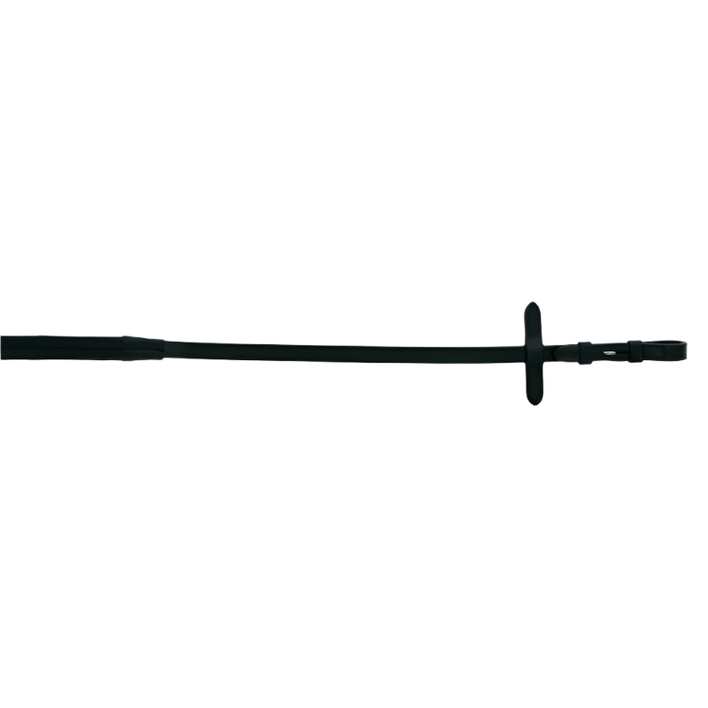 Norton Pro - Rênes caoutchouc noir | - Ohlala