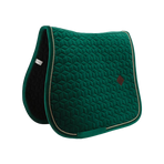 Kentucky Horsewear - Tapis de selle Velvet Jumping Vert Foncé | - Ohlala