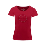 Equithème - T-shirt manches courtes femme Anna cerise | - Ohlala