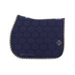 Oxxer - Zadeldek Monogram marineblauw/ zwart | - Ohlala