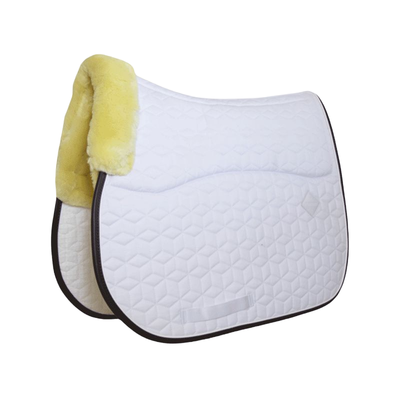 Tapis de selle blanc | Ohlala Sellerie Tapis de selle blanc | Ohlala Sellerie
