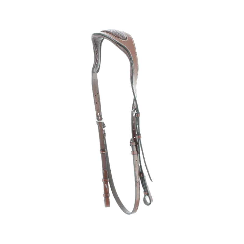 Eric Thomas - Têtière "PRO" contour havane | - Ohlala