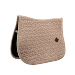 Kentucky Horsewear - Tapis de selle Basic Velvet jumping beige | - Ohlala