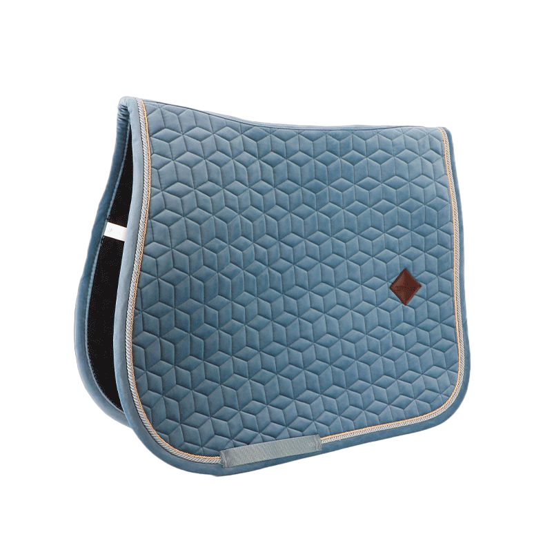 Tapis De Selle De Dressage Velours Kentucky Horsewear – Violet Clair, Neuf Complet