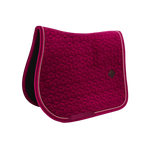 Kentucky Horsewear - Tapis de selle Velvet jumping Fuchsia | - Ohlala
