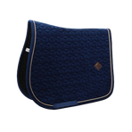 Kentucky Horsewear - Zadeldek Basic Velvet jumping marine | - Ohlala
