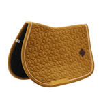 Kentucky Horsewear - Zadeldek Velvet Jumping Mosterd voor Mini's | - Ohlala