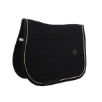 Kentucky Horsewear - Tapis de selle Basic Velvet jumping noir | - Ohlala