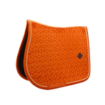 Kentucky Horsewear - Tapis de selle Velvet Jumping Orange | - Ohlala