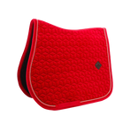 Kentucky Horsewear - Tapis de selle Velvet jumping Rouge | - Ohlala