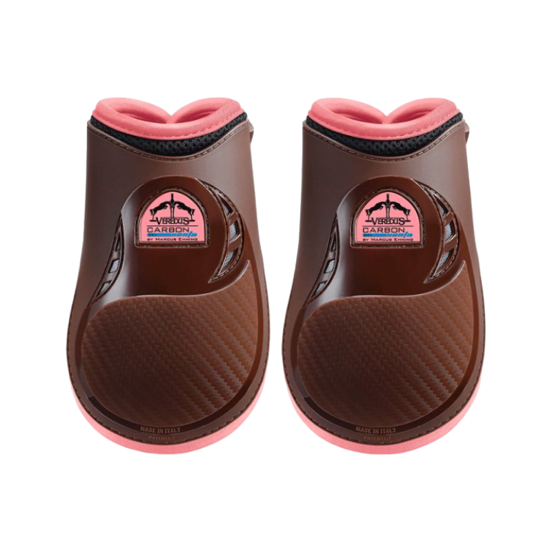 Veredus - Protège-boulets Carbon Gel Vento Color Edition Marron/ Rose | - Ohlala