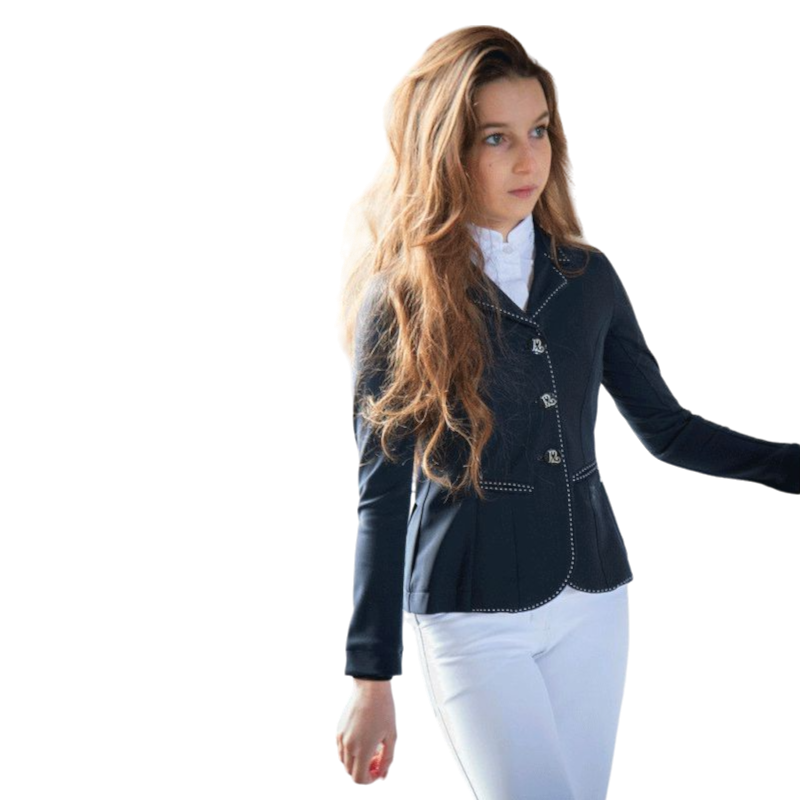 Pénélope - Veste de concours femme Paris Air soft marine | - Ohlala